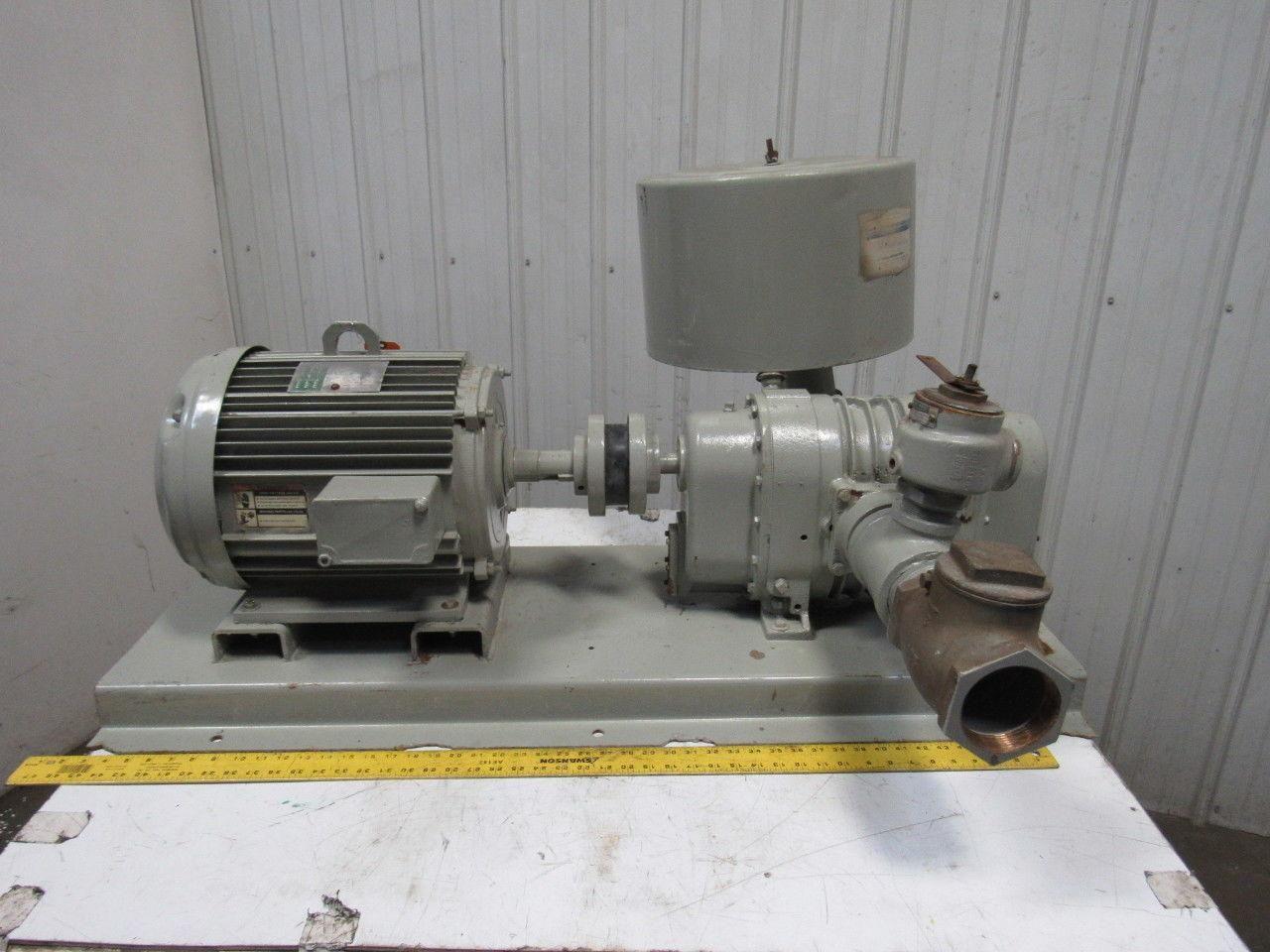 Trans-Flo 20Hp 3500RPM 230/460V Motor 3" Positive Displacement Blower Package