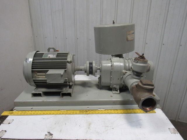 Trans-Flo 20Hp 3500RPM 230/460V Motor 3" Positive Displacement Blower Package