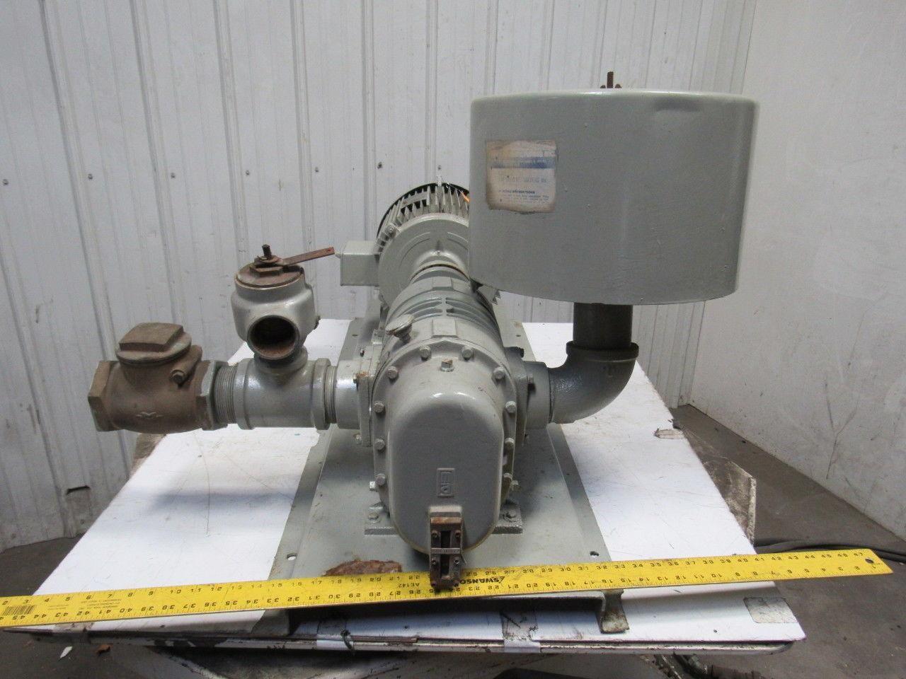 Trans-Flo 20Hp 3500RPM 230/460V Motor 3" Positive Displacement Blower Package