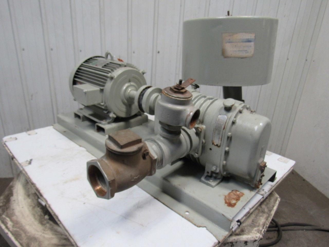 Trans-Flo 20Hp 3500RPM 230/460V Motor 3" Positive Displacement Blower Package