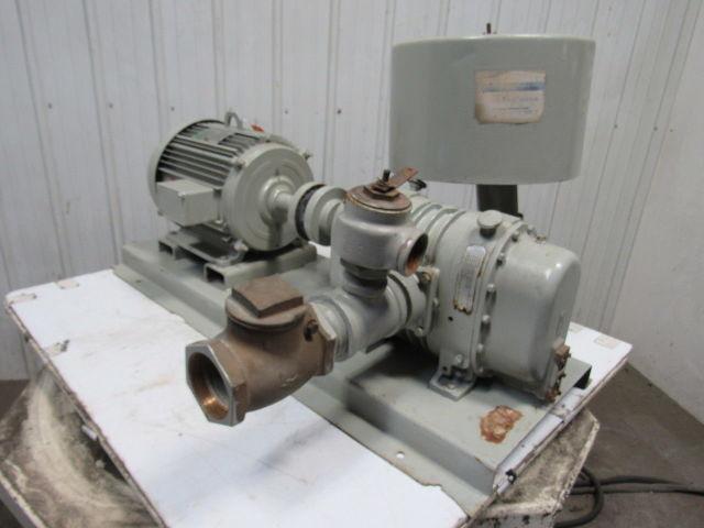 Trans-Flo 20Hp 3500RPM 230/460V Motor 3" Positive Displacement Blower Package