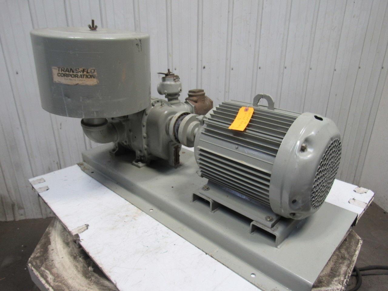 Trans-Flo 20Hp 3500RPM 230/460V Motor 3" Positive Displacement Blower Package