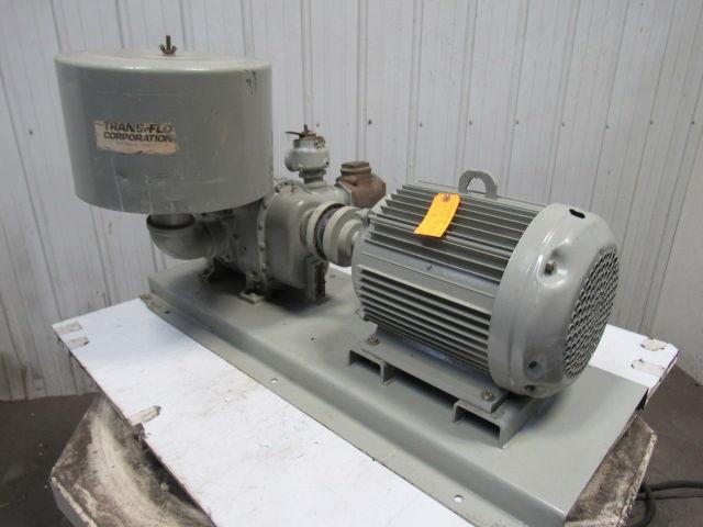 Trans-Flo 20Hp 3500RPM 230/460V Motor 3" Positive Displacement Blower Package