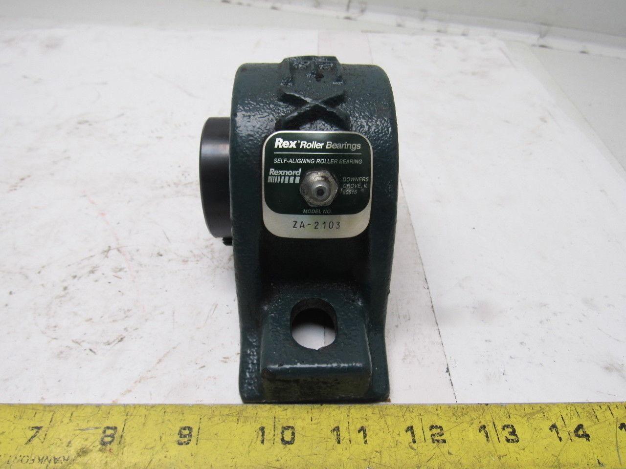 Rexnord ZA-2103 1-3/16" Bore Roller Bearing Pillow Block