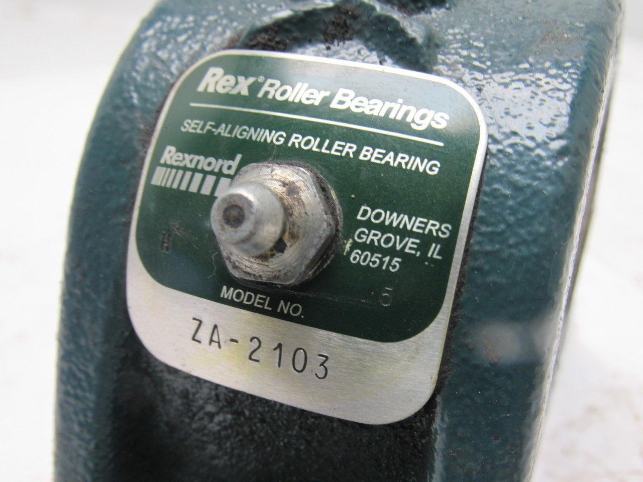Rexnord ZA-2103 1-3/16" Bore Roller Bearing Pillow Block