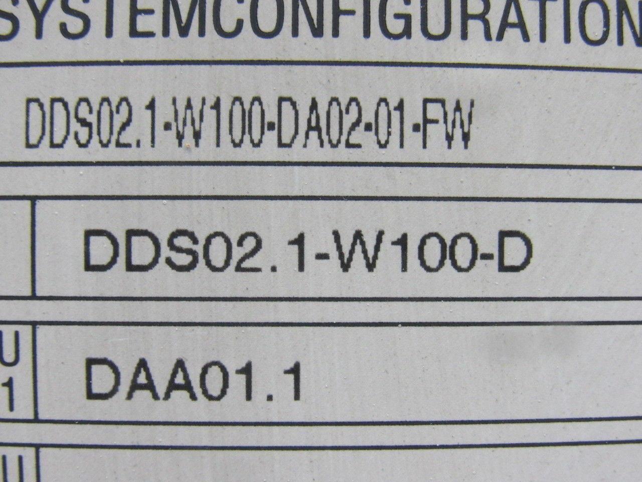 Indramat DDS02.1-W100-D 300VDC AC Servo Controller FWC: DSM2.1-ASE-02V07-MS