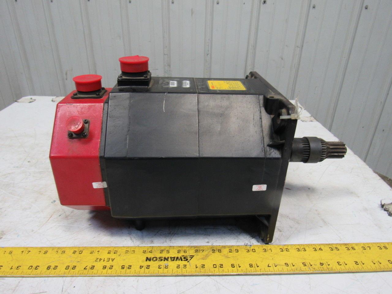 Fanuc A06B-0353-B831 135V 38Nm Stall Torque 3Ph Permanent Magnet AC Servo Motor