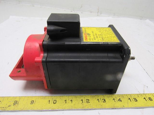 Fanuc A06B-0371-B069 90V 1.0Nm Stall 3Ph 3000RPM Perm Magnet AC Servo Motor