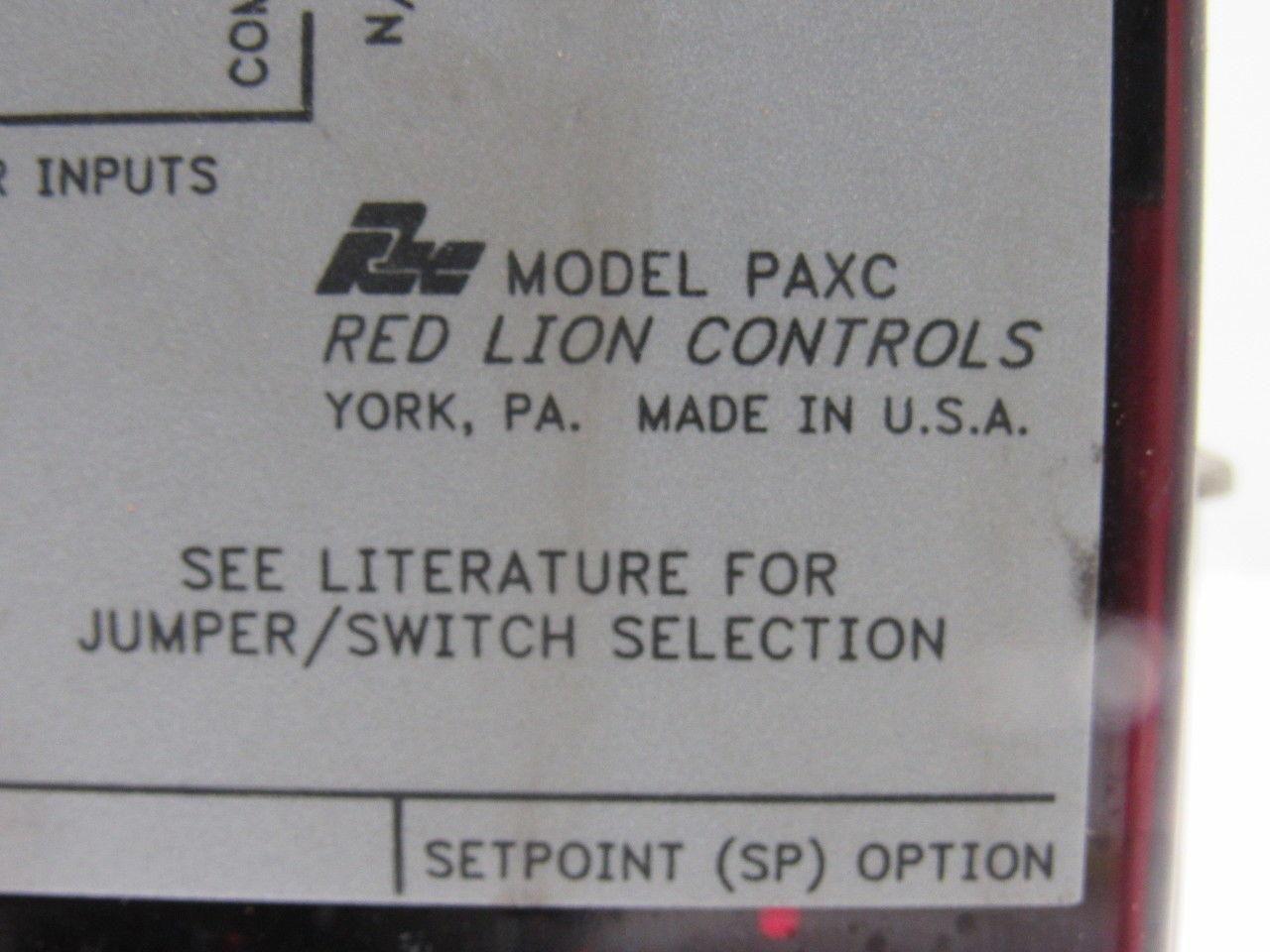 Red Lion Controls PAXC LED Digital Panel Meter