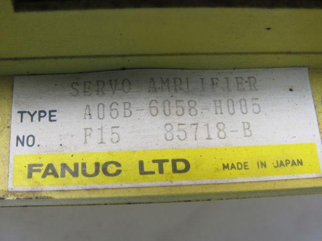 Fanuc A06B-6058-H005 Servo Amplifier AC Drive