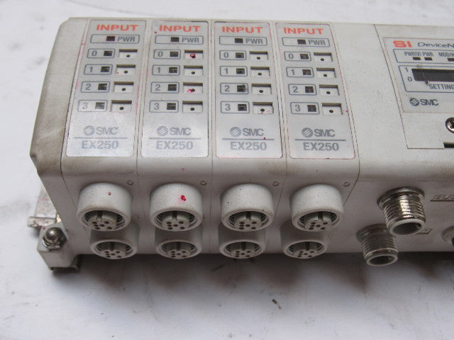 SMC EX250 Manifold Assembly (11) SV2300-5FV (4) IE2 (1) SDN1 Panasonic Robot