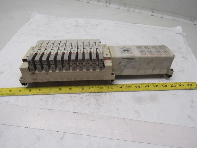 SMC EX250 Manifold Assembly (11) SV2300-5FV (4) IE2 (1) SDN1 Panasonic Robot