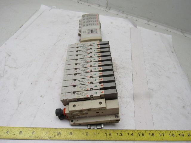 SMC EX250 Manifold Assembly (11) SV2300-5FV (4) IE2 (1) SDN1 Panasonic Robot