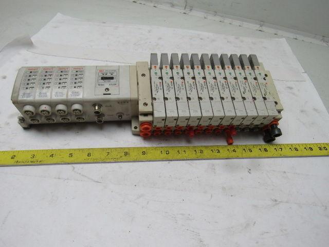 SMC EX250 Manifold Assembly (11) SV2300-5FV (4) IE2 (1) SDN1 Panasonic Robot