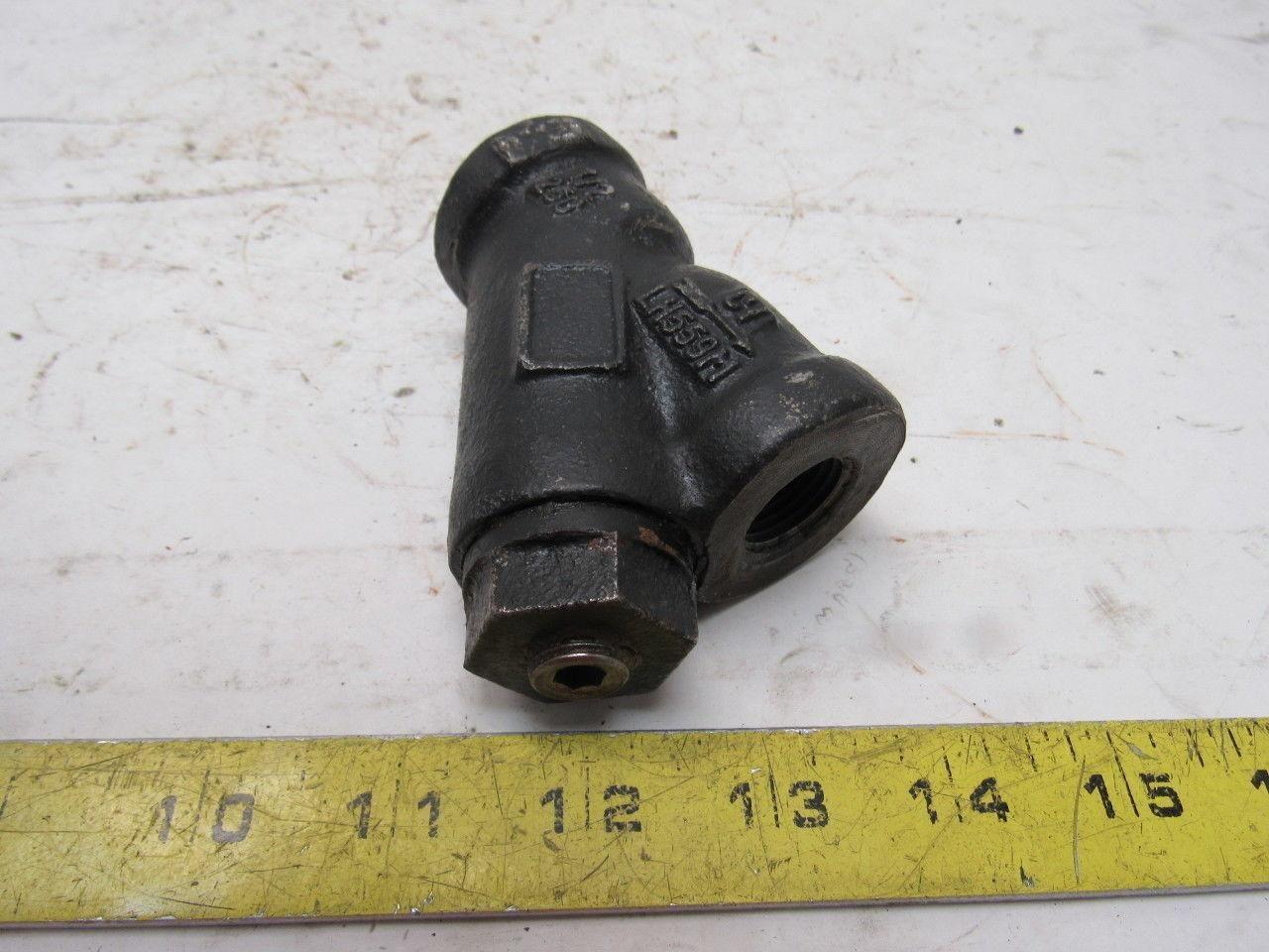 LH559M 1/2" NPT Cast Iron Y-Strainer