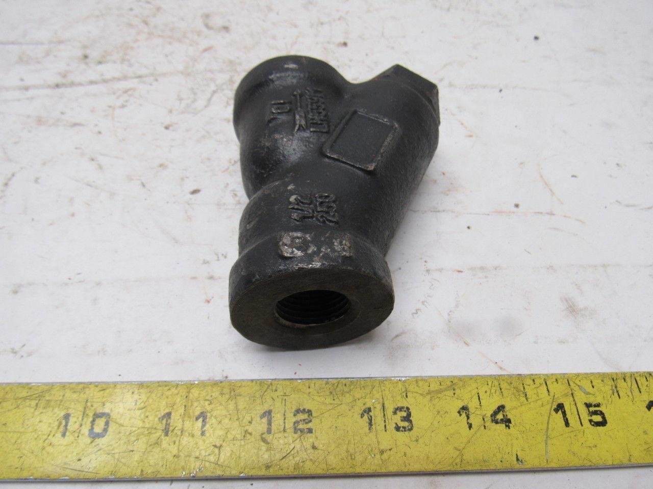 LH559M 1/2" NPT Cast Iron Y-Strainer