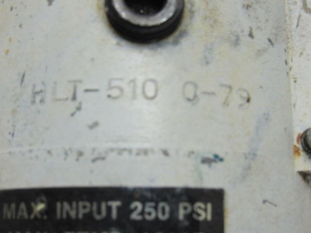 Devilbiss HLT-510 Pneumatic Filter Regulator 1/2" In 1/4" out 250 PSI max.