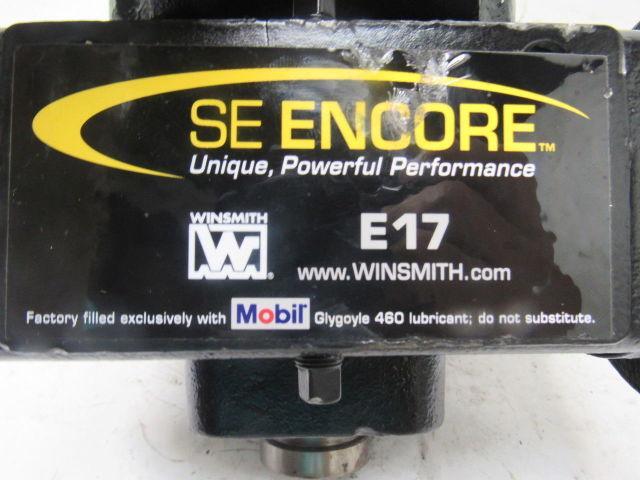 Winsmith E17MSFS5DR48C.75 5:1 Ratio 1750RPM 2.69Hp Input 350RPM Output Gear Box