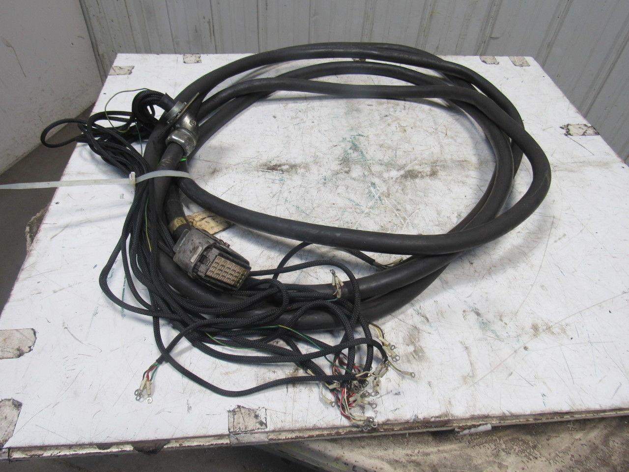 Yaskawa Yasnac XRC UP130 XRC 2001 Cable Assembly Number 147409-5 Rev 2 32' Long
