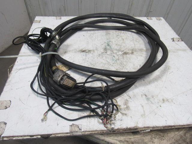 Yaskawa Yasnac XRC UP130 XRC 2001 Cable Assembly Number 147409-5 Rev 2 32' Long