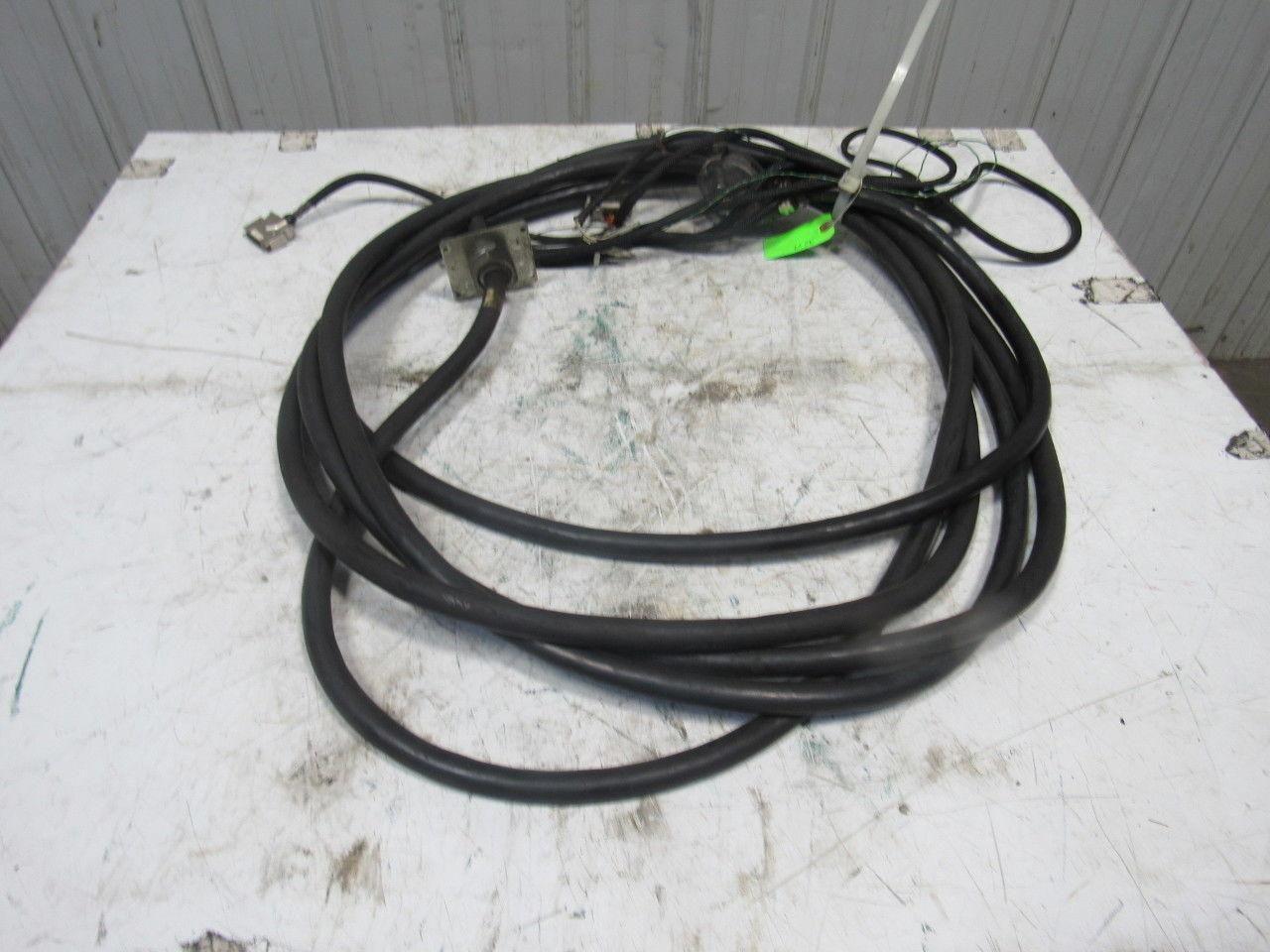 Yaskawa Yasnac XRC UP130 XRC 2001 Cable Assembly Number 145586-3 Rev 4 32' Long