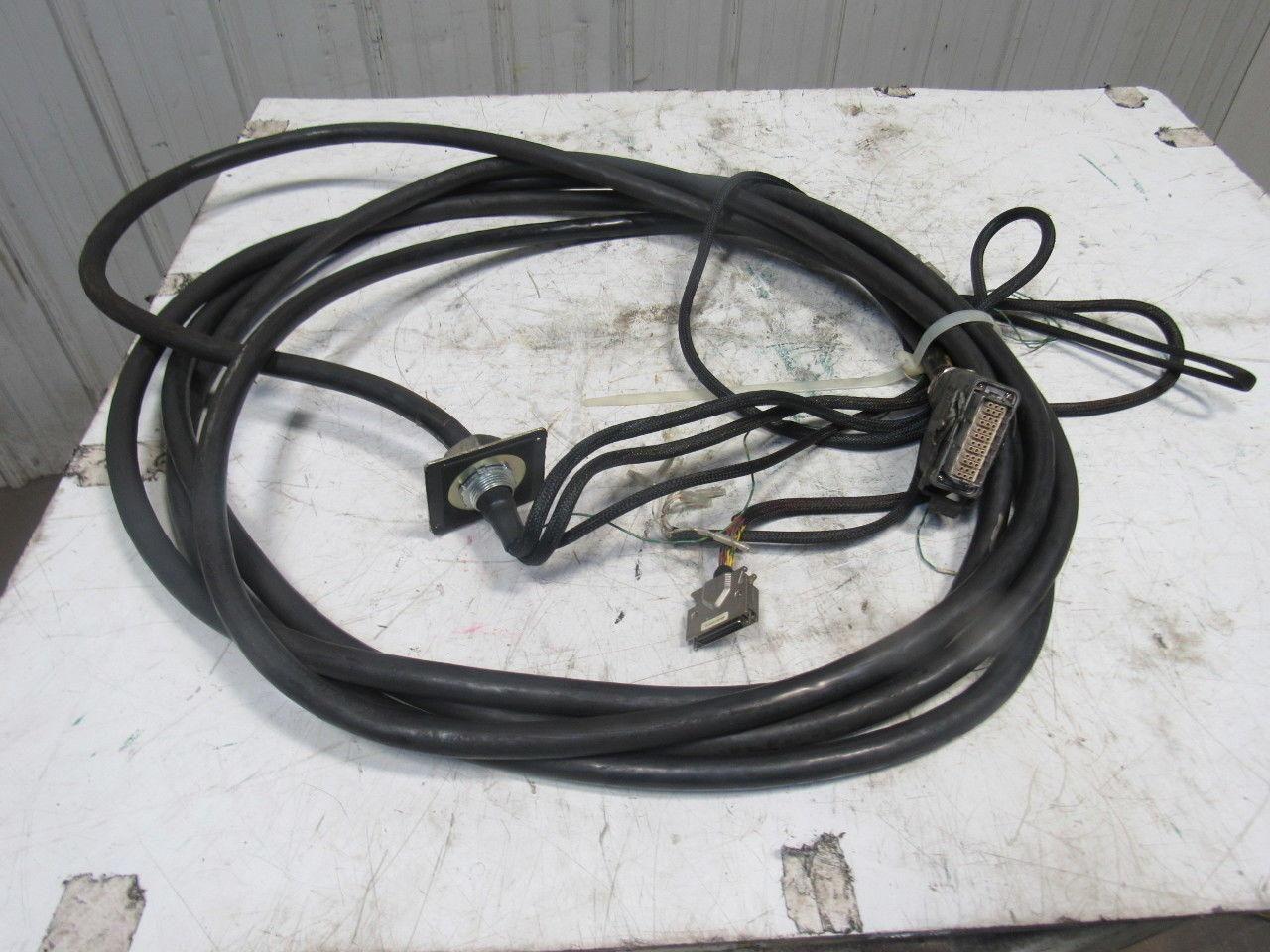 Yaskawa Yasnac XRC UP130 XRC 2001 Cable Assembly Number 145586-3 Rev 4 32' Long