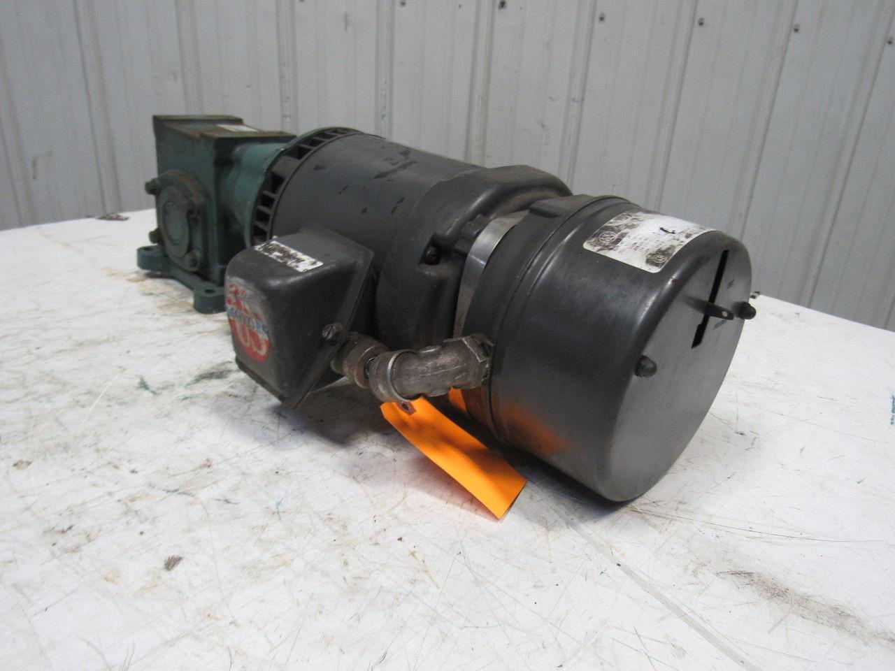 Dodge Tigear #17 1/2Hp Gear Motor Speed Reducer 26:1 Ratio W/Brake