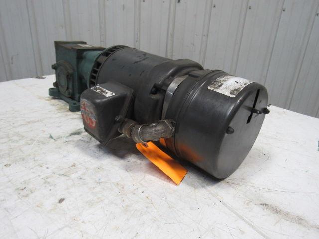 Dodge Tigear #17 1/2Hp Gear Motor Speed Reducer 26:1 Ratio W/Brake