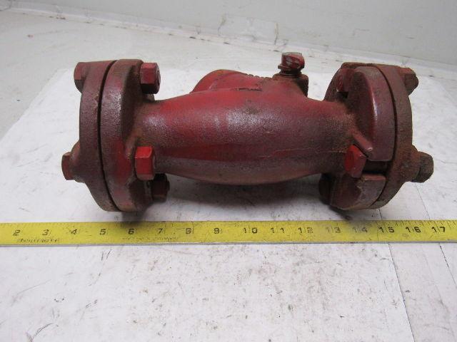 2" Flange Iron Pipe Wye Clean Out Bypass Divert Valve