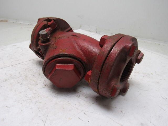 2" Flange Iron Pipe Wye Clean Out Bypass Divert Valve