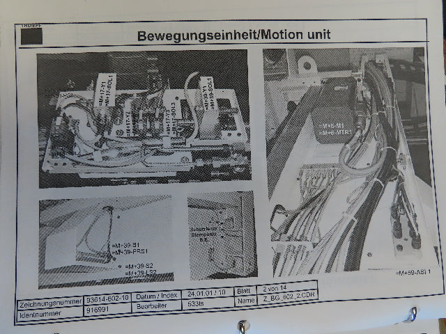 Trumpf L4030 93614-5-233 Rev 5 (JIC) Electrical Schematics Manual Book (English)
