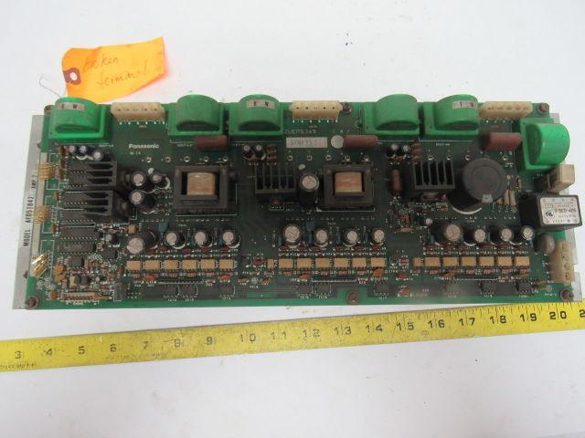 Matsushita Electric Panasonic AED51842 Servo Amplifier 2 Amp Damaged