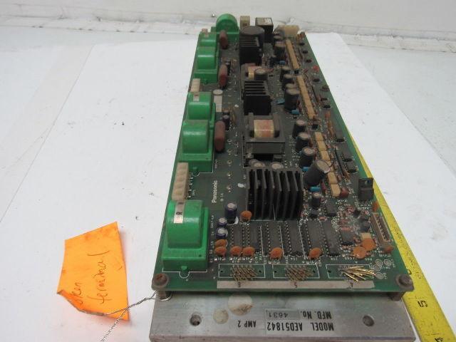 Matsushita Electric Panasonic AED51842 Servo Amplifier 2 Amp Damaged