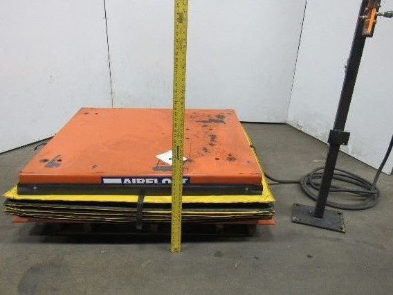Airfloat 6000Lb Capacity Pneumatic Scissor Lift Table 48"x42" Top 12-36" Travel