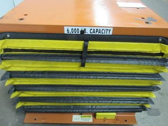 Airfloat 6000Lb Capacity Pneumatic Scissor Lift Table 48"x42" Top 12-36" Travel