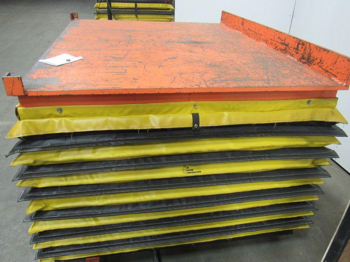 Airfloat 6000Lb Capacity Pneumatic Scissor Lift Table 60"x47" Top 11-36" Travel