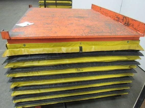 Airfloat 6000Lb Capacity Pneumatic Scissor Lift Table 60"x47" Top 11-36" Travel