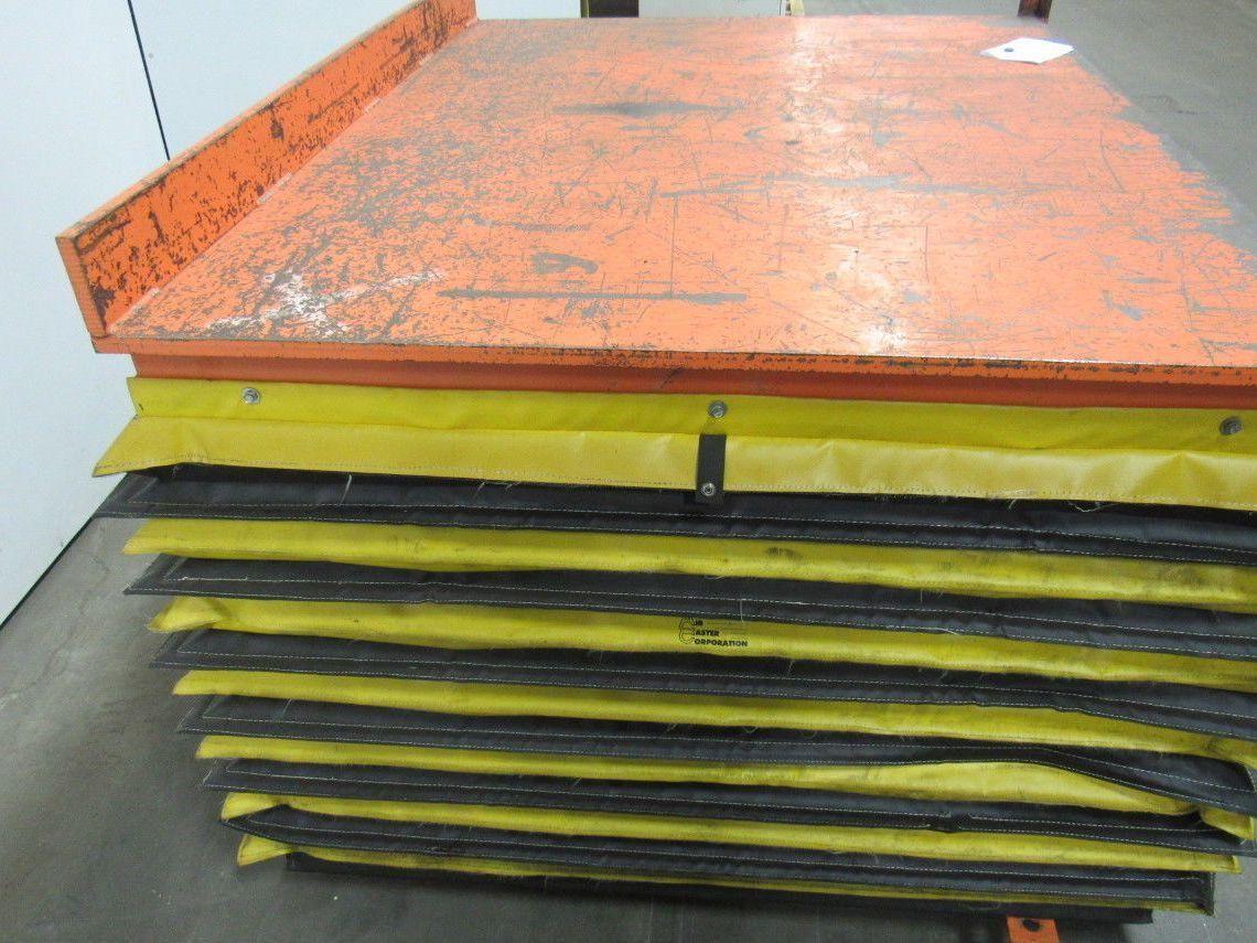 Airfloat 6000Lb Capacity Pneumatic Scissor Lift Table 60"x47" Top 11-36" Travel