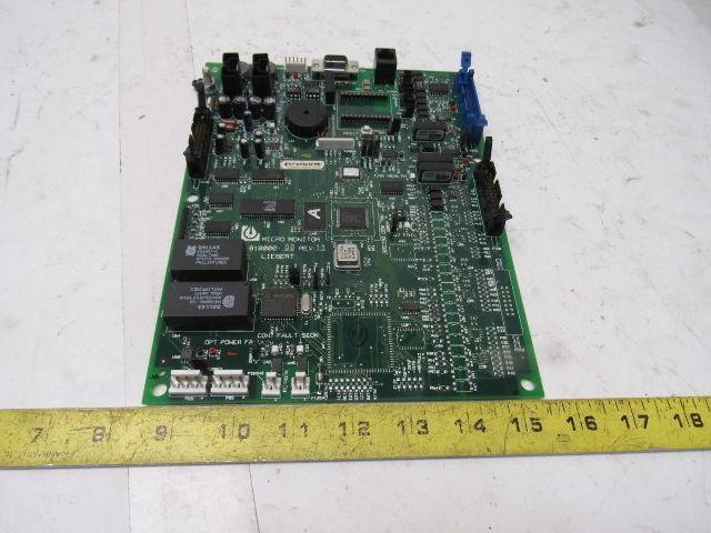 Liebert 02-810000-00 Rev 13 Micro Monitor Circuit Board PCB Card Module