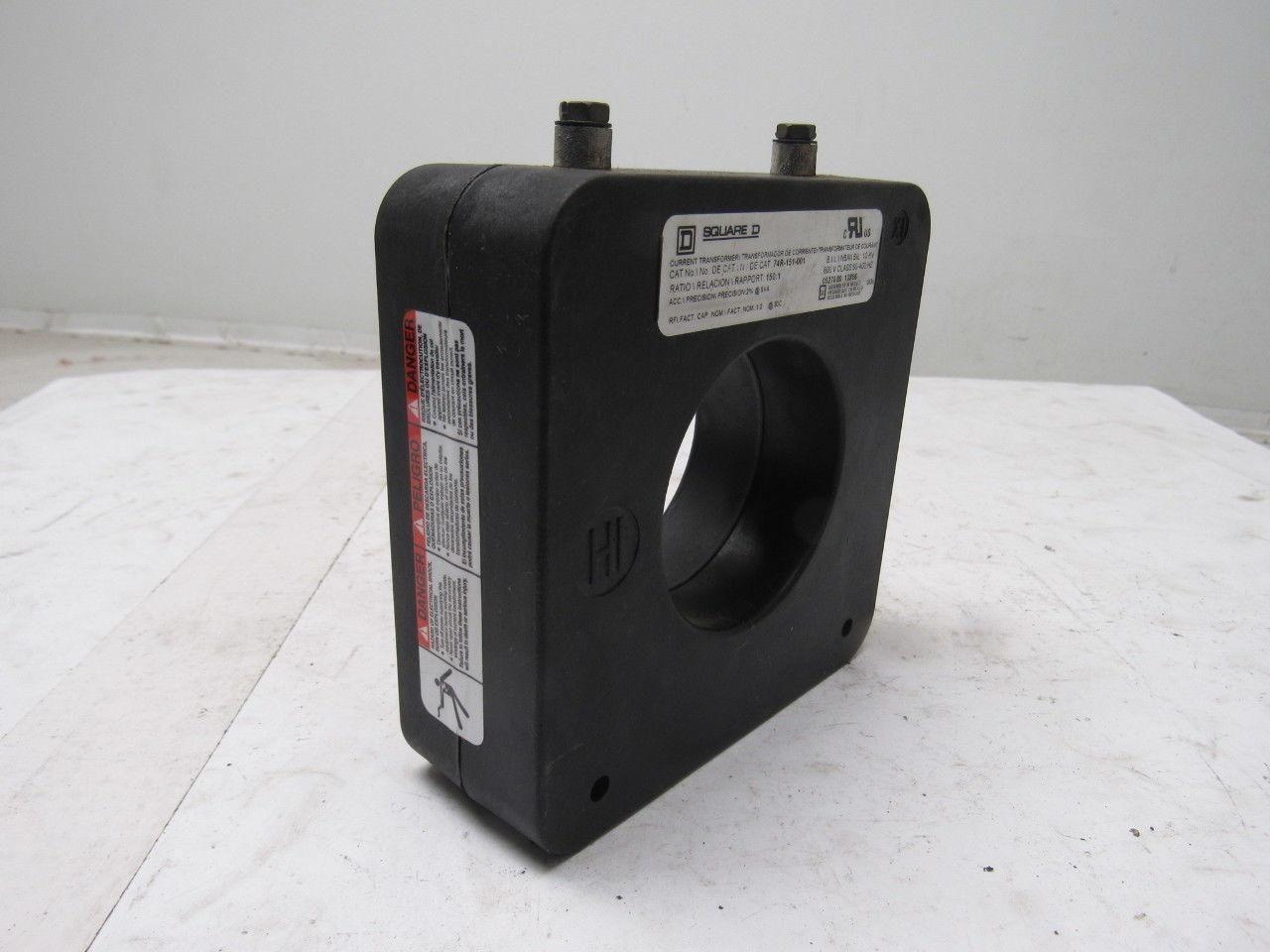 Square D 74R-151-001 Current transformer Ratio 150:1 600V 50-4000Hz