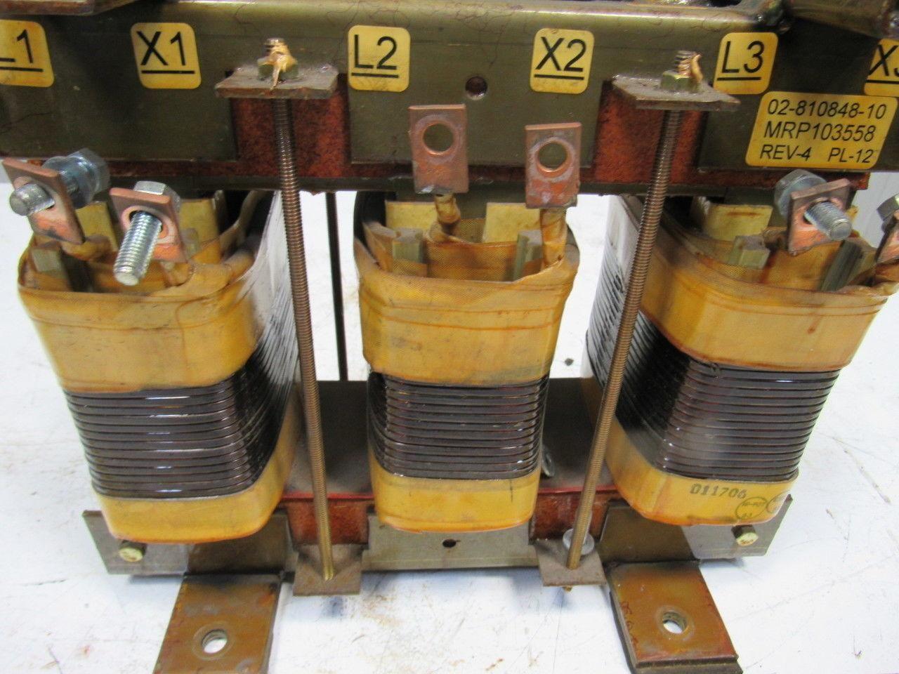 Liebert EM-1 12-794446 Rev 4 02-180848-10 MRP103558 Rev 4 PL12 Transformer