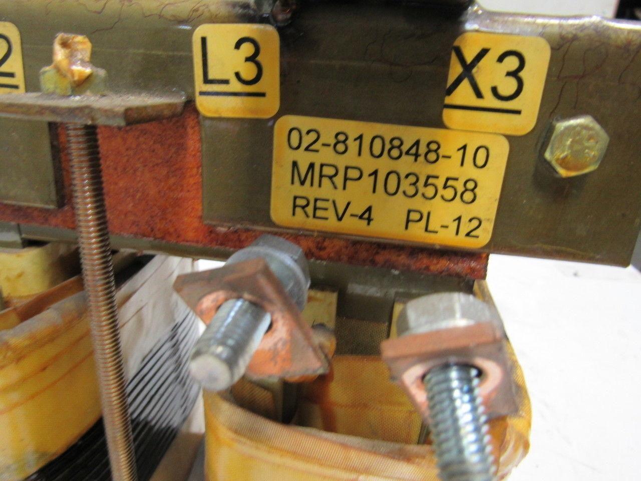 Liebert EM-1 12-794446 Rev 4 02-180848-10 MRP103558 Rev 4 PL12 Transformer