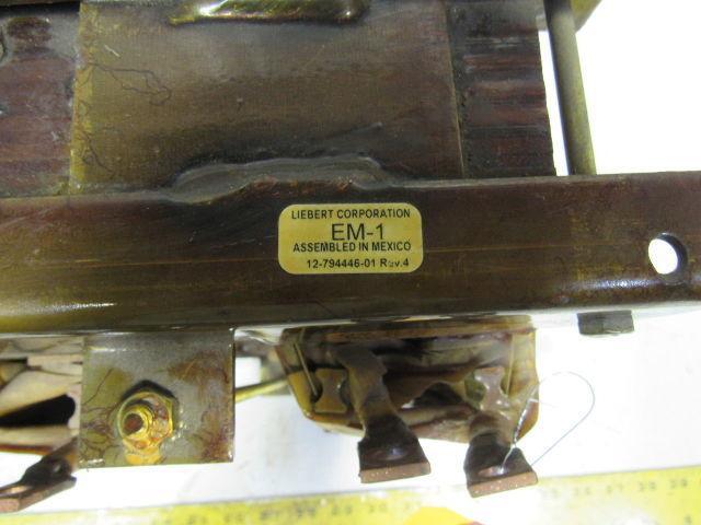 Liebert EM-1 12-794446 Rev 4 02-810851-16 MPR105274 Rev-1 PL20 Transformer