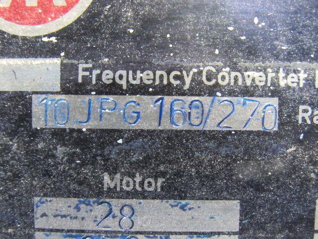 Himmelwerk 10JPG160/270 28Hp 230/460Y 300Hz Output Frequency Converter Generator