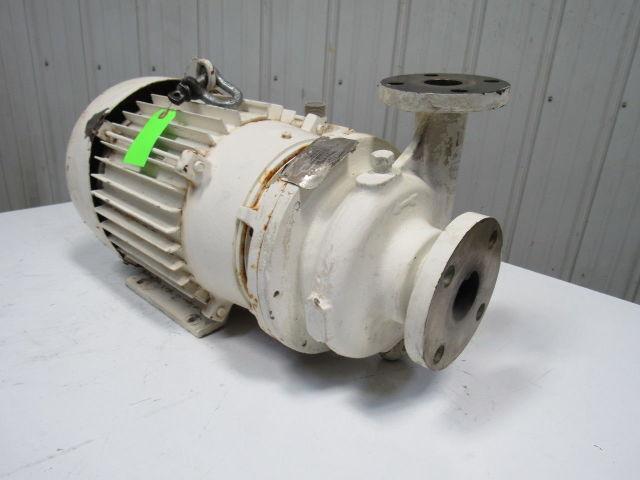 Dietz Ampco 7.5Hp 3450RPM 220/440V 3Ph 2" x 1-1/2" ZC2 Flange Centrifugal Pump