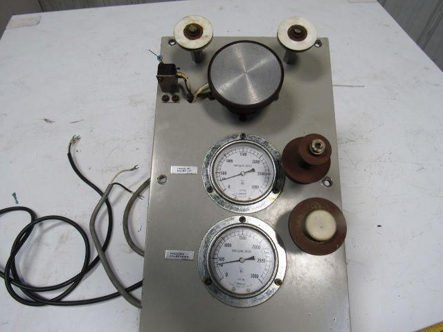 Mitsubishi DWC-80 Up Down Pressure Gauge Wire Spool For Wire EDM Machine