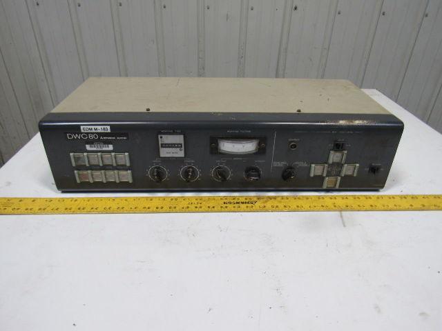 Mitsubishi DWC-80 Wire EDM Machine Set Up Control Panel HMI