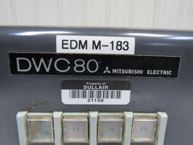 Mitsubishi DWC-80 Wire EDM Machine Set Up Control Panel HMI