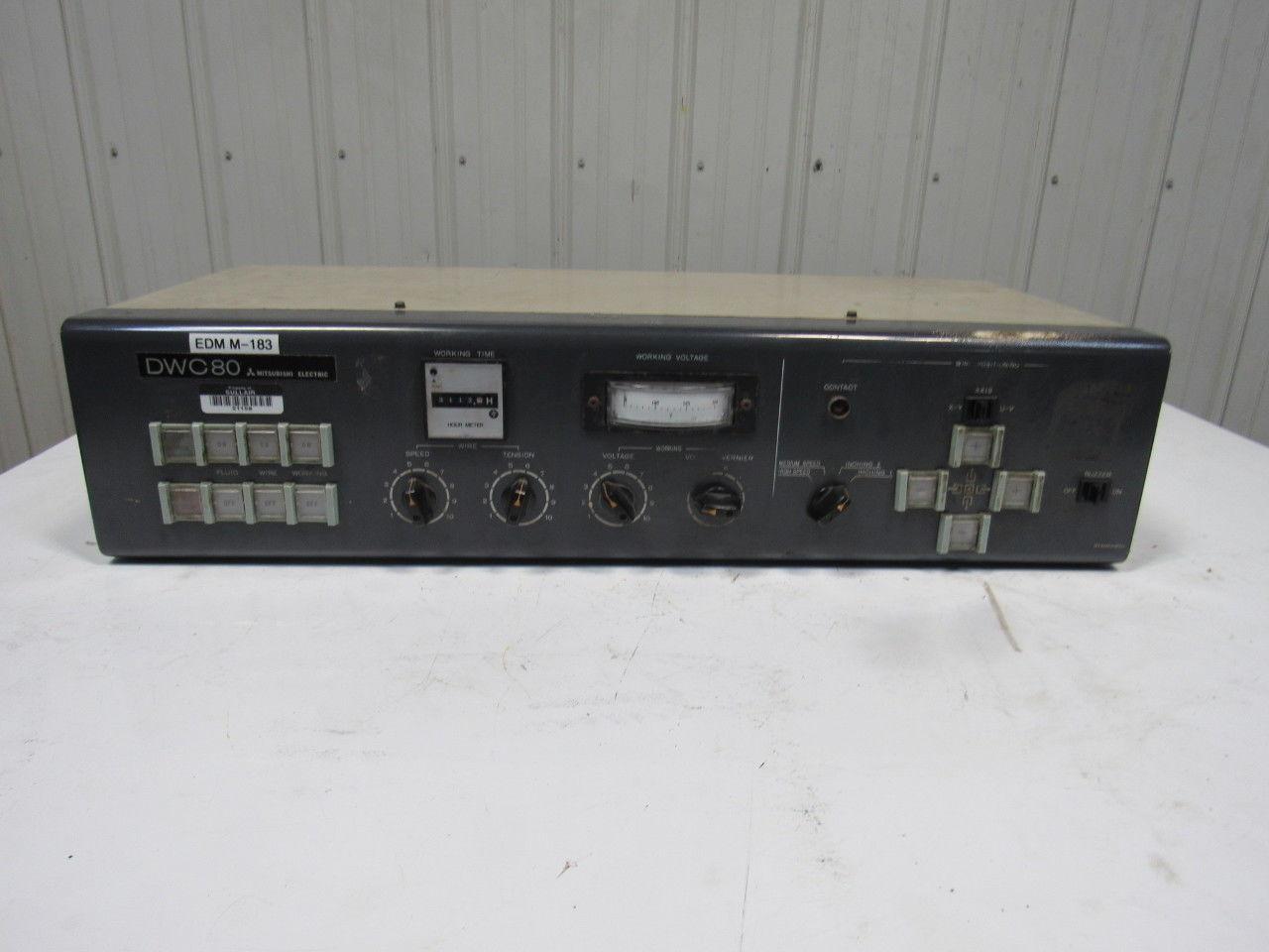 Mitsubishi DWC-80 Wire EDM Machine Set Up Control Panel HMI