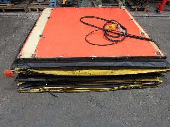 Globe AA-4361SF 3500LB Electric Lift Table 60"x60" 30° Tilt Top 49" to 12" 3Ph
